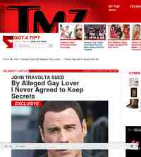 John Travolta Sued By Alleged Gay Lover: TMZ.com